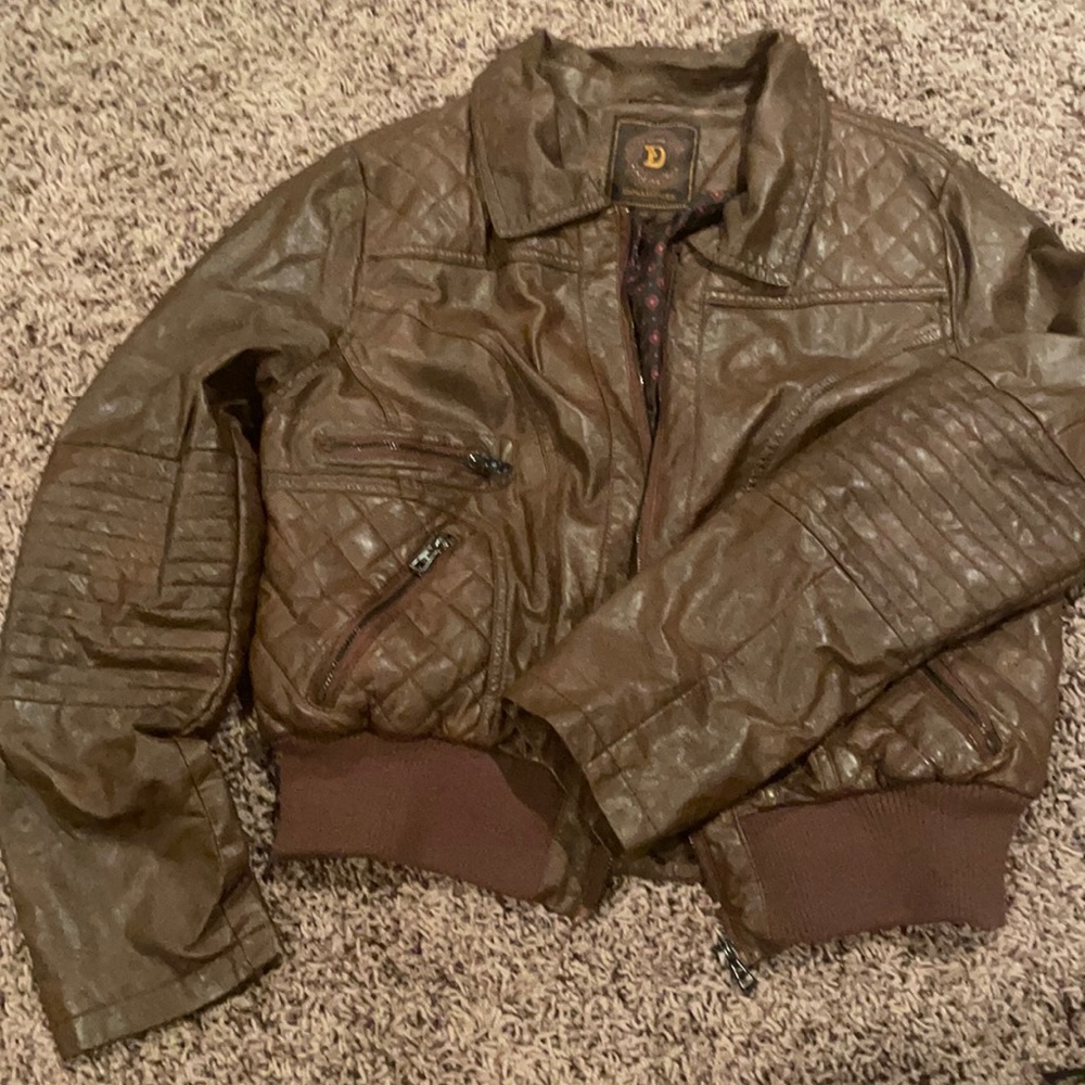 Faux Leather Jacket